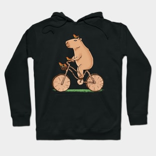 Capybara Bicycle Hoodie